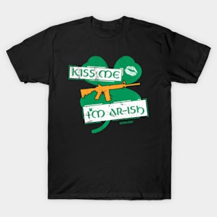 Kiss Me I'M Ar-Ish W C - St. Patrick'S Day T-Shirt